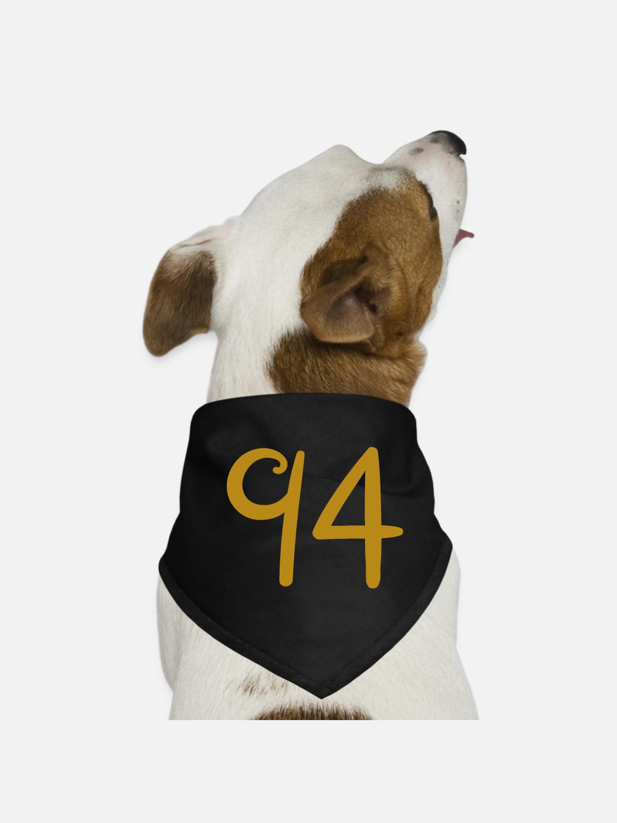 94 - Bandana pour chien - noir - Devant