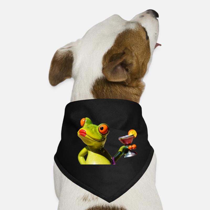 Lime Frog Martini Night Dog Bandana
