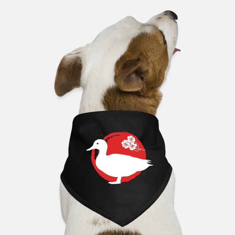 Duck Silhouette Japanese Dog Bandana