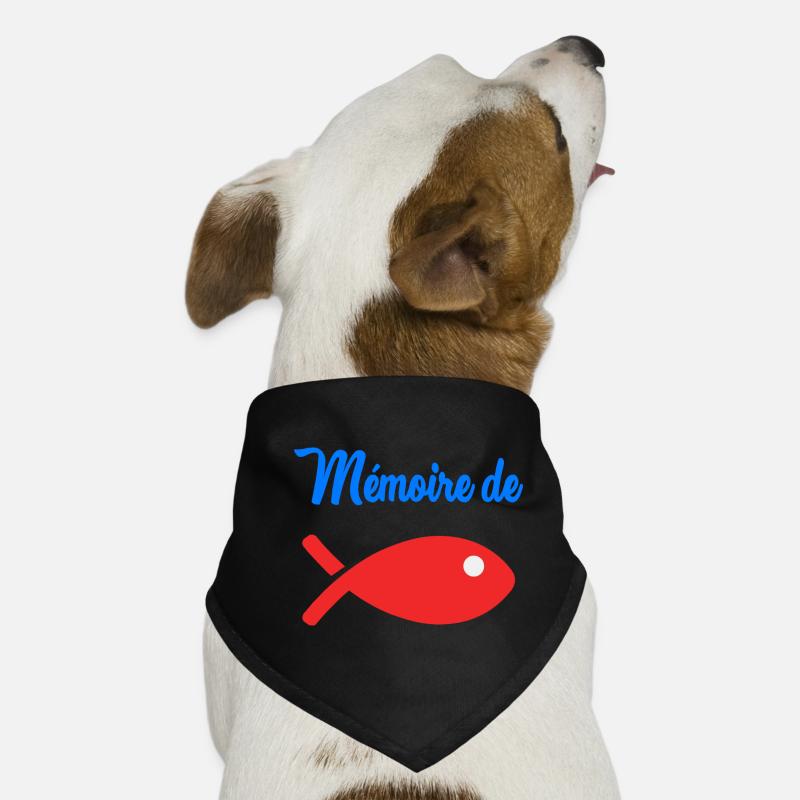 FISH. MEMORY. HUMOR Dog Bandana