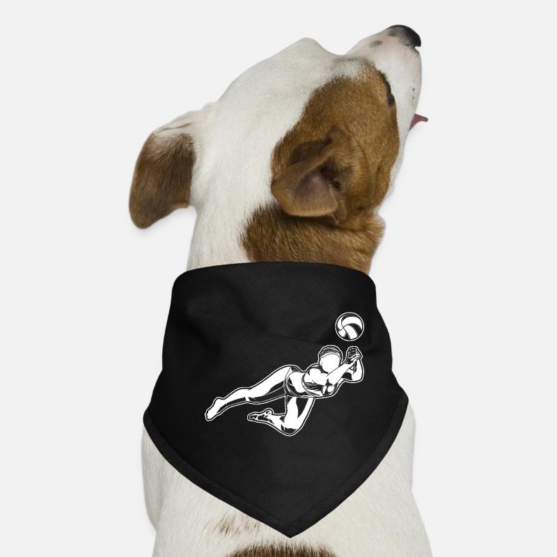 Beach Volleyball Mädchen Hunde-Bandana