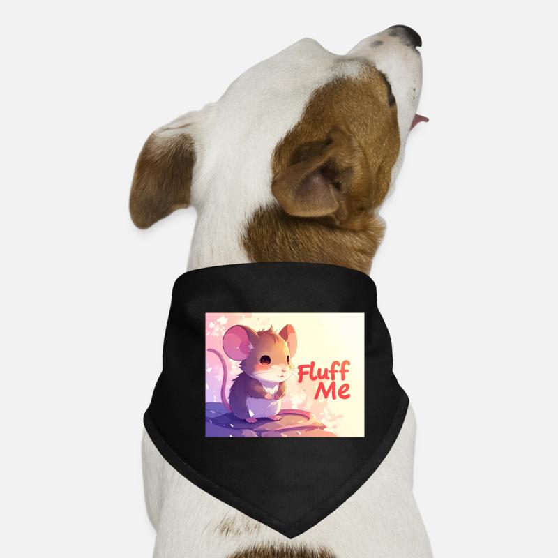Mouse Fluff me Dog Bandana