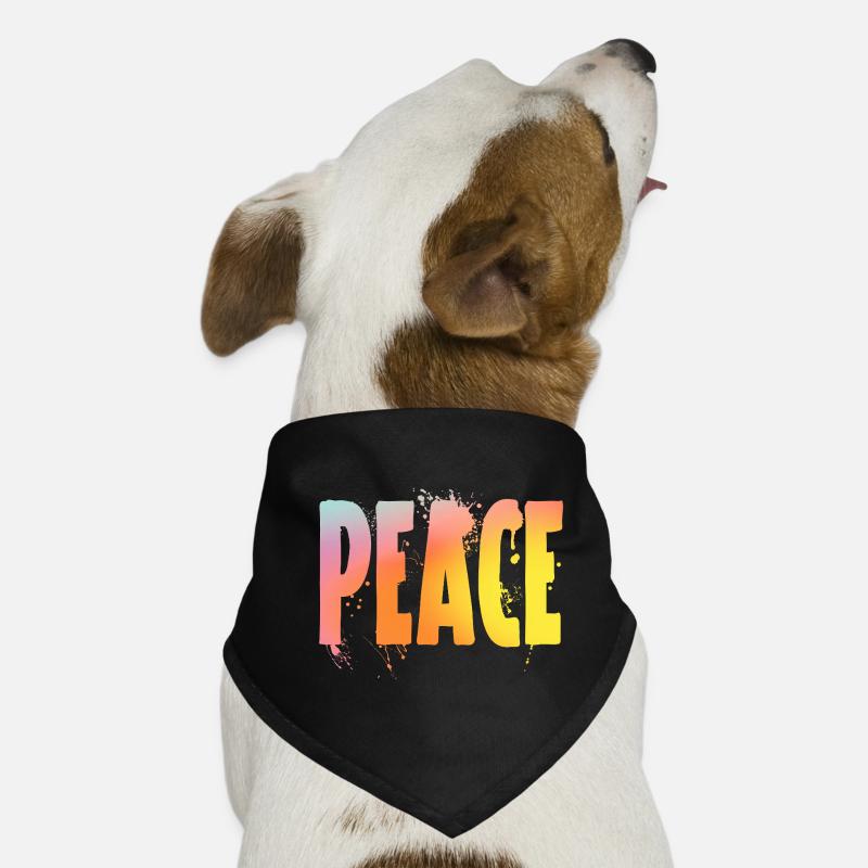 Paix Bandana pour chien
