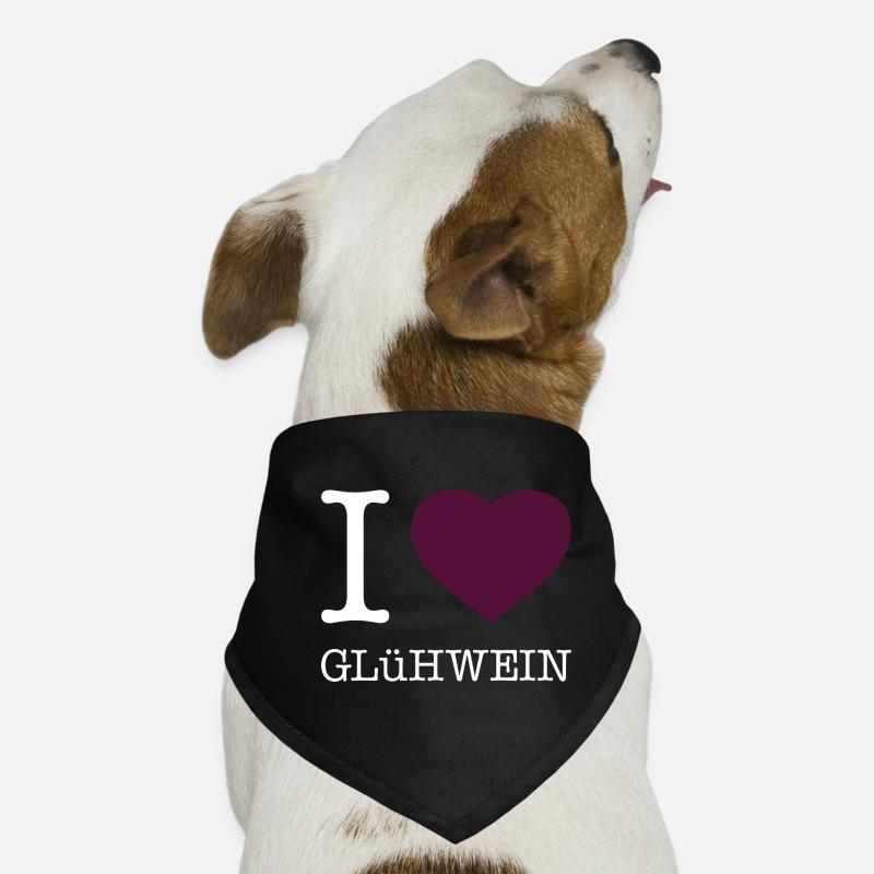 I love Glühwein Hunde-Bandana