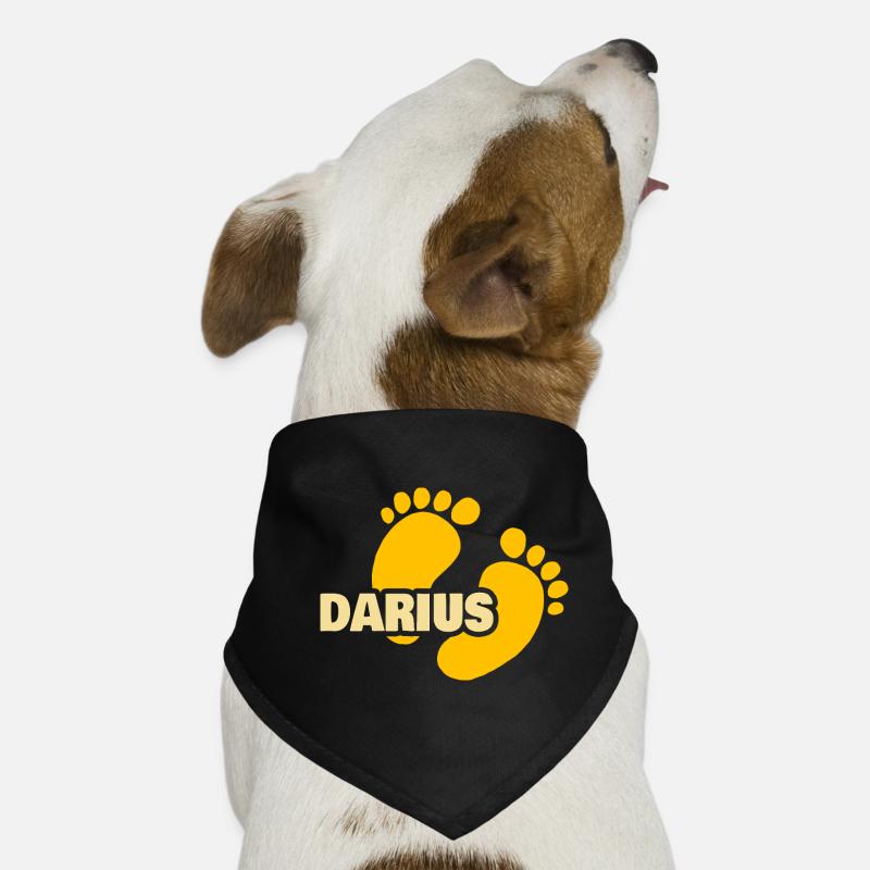 Cadeau pour Darius Bandana pour chien