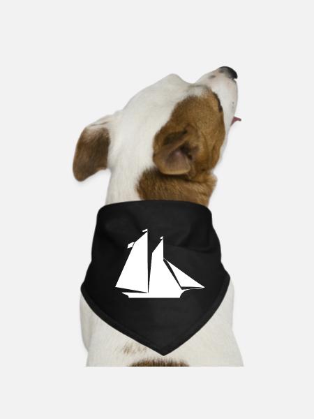 Sail - Dog Bandana - black - Front