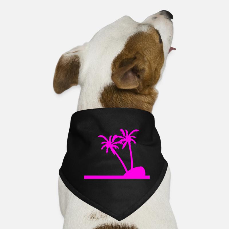 Palm trees Dog Bandana