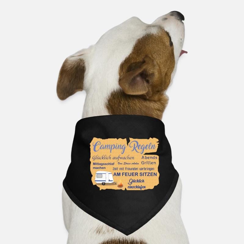 Campingregeln Hunde-Bandana