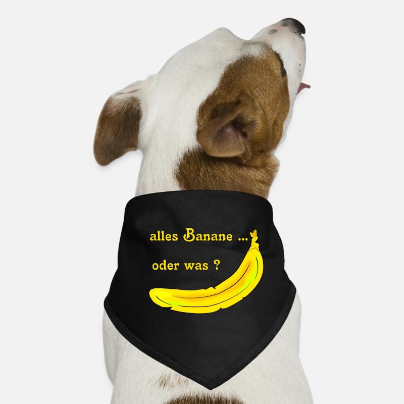 Banane obst Hunde-Bandana