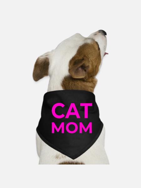 Katzen - Hunde-Bandana - Schwarz