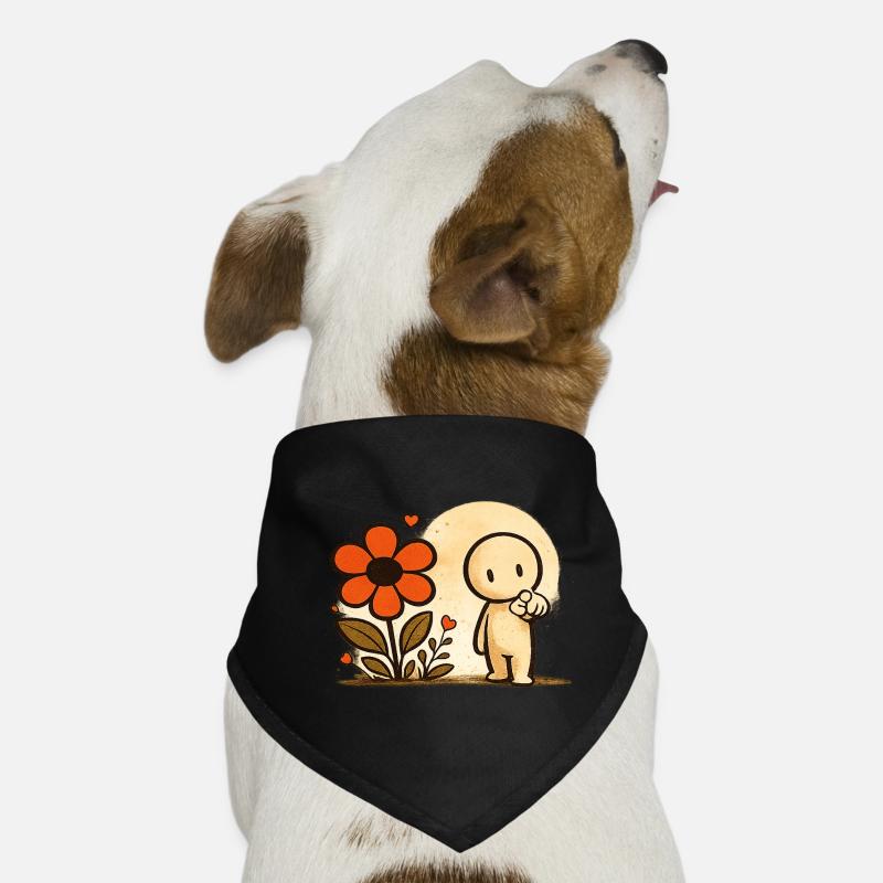 Der kleine Gedanke | Blume Hunde-Bandana