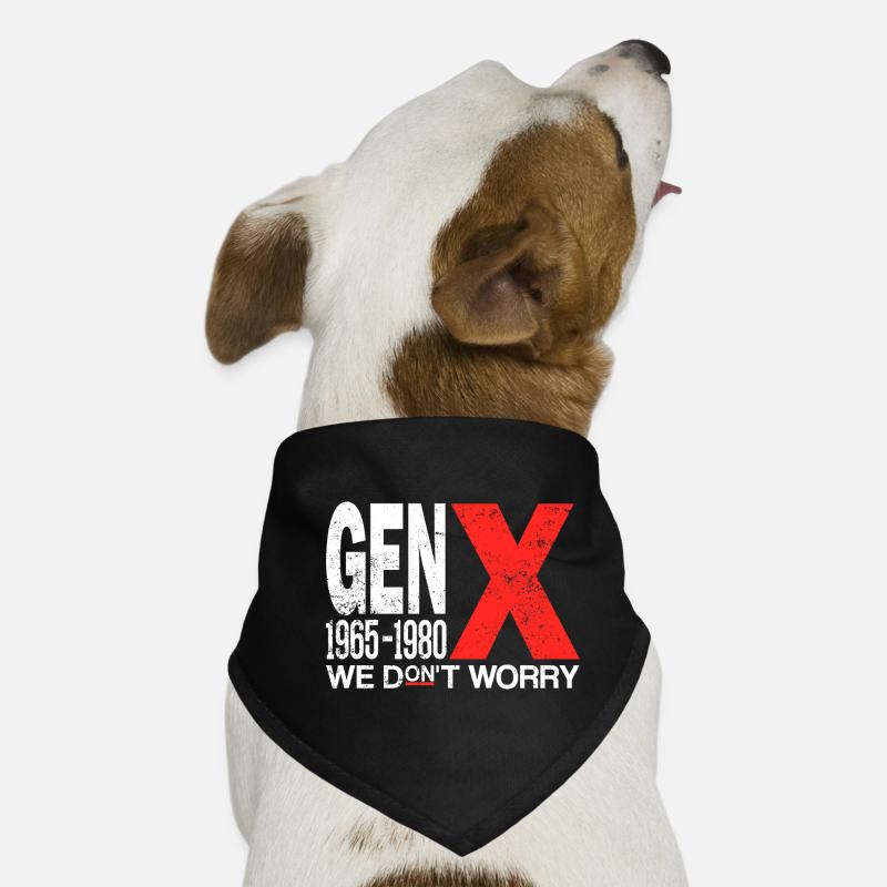 Generation X – Old School & Proud Hunde-Bandana