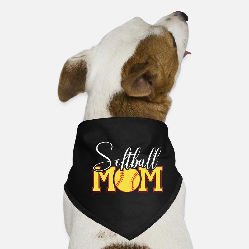 Softball Mama Emblem Hunde-Bandana