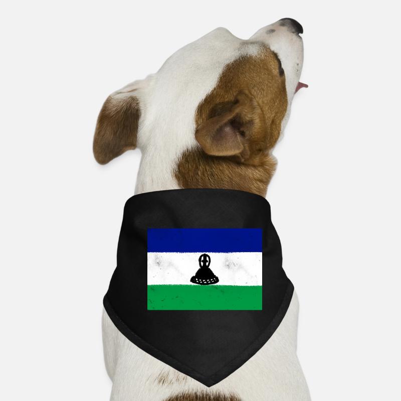 Drapeau du Lesotho Bandana pour chien