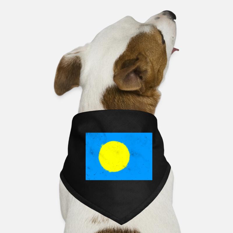 Drapeau des Palaos Bandana pour chien