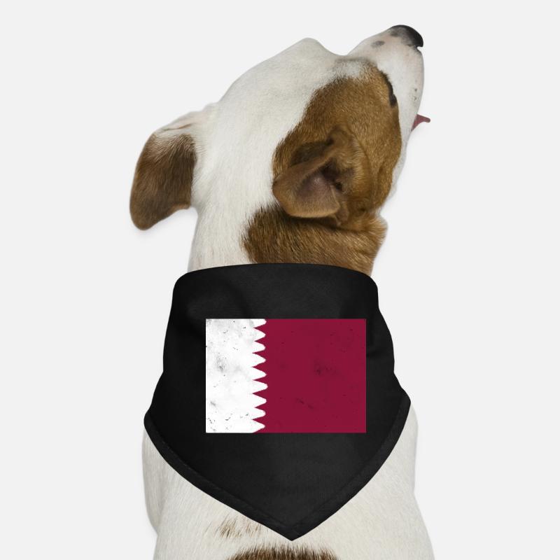 Flagge von Katar Hunde-Bandana