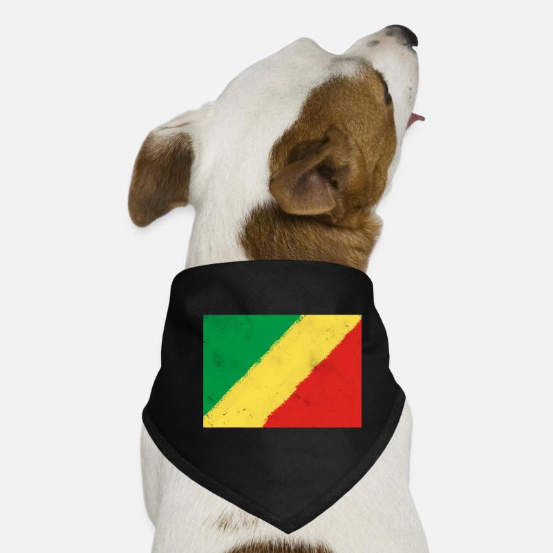 Drapeau de la République du Congo Bandana pour chien