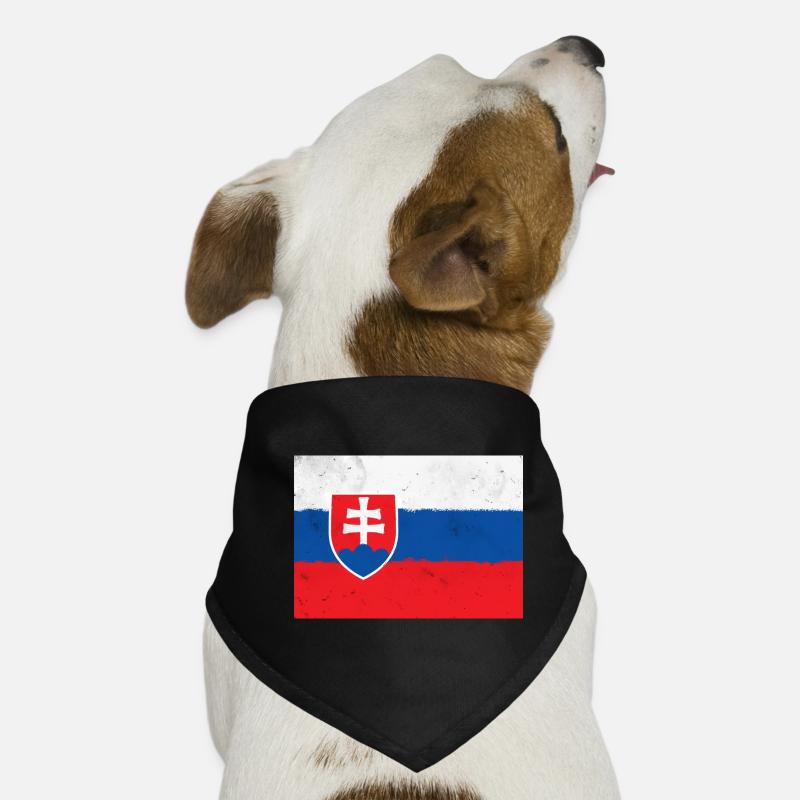 Drapeau de la Slovaquie Bandana pour chien