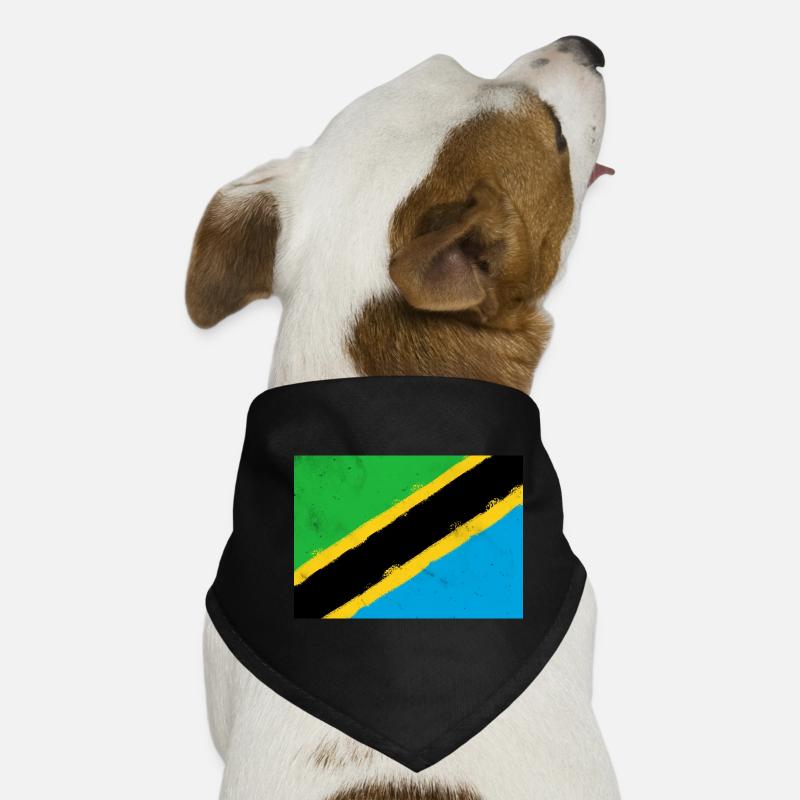 Drapeau de la Tanzanie Bandana pour chien