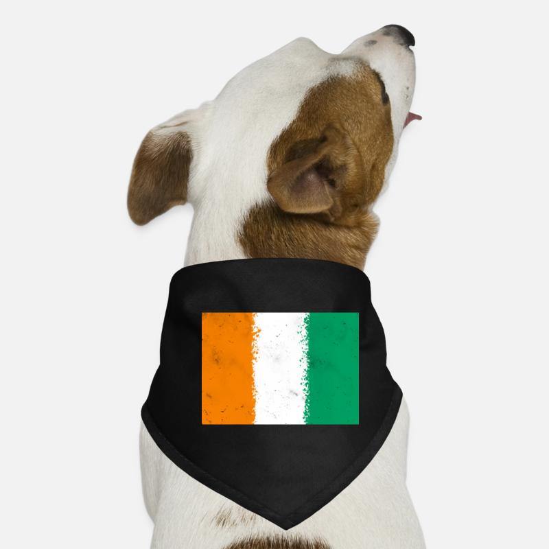 Drapeau de la Côte d’Ivoire Bandana pour chien