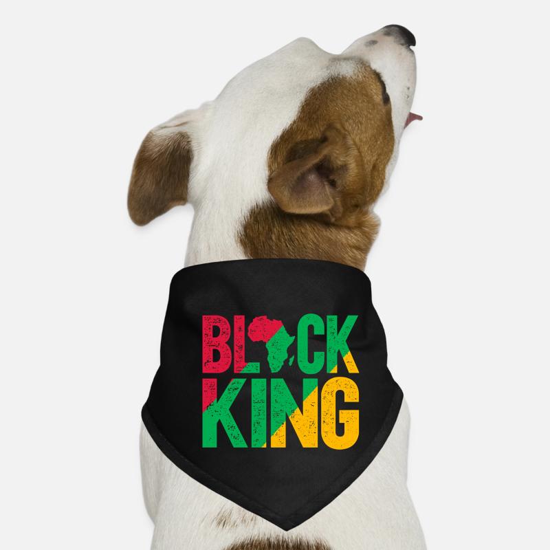 Roi Noir Bandana pour chien