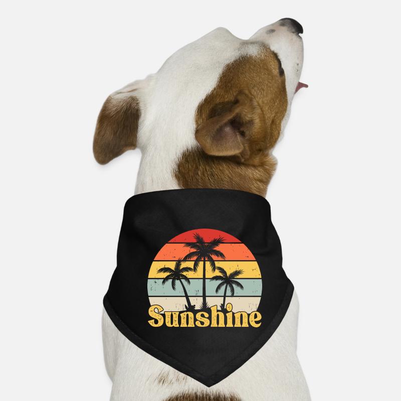 Sunshine Retro Hunde-Bandana