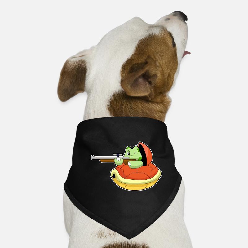 Fusil de sniper Turtle Bandana pour chien