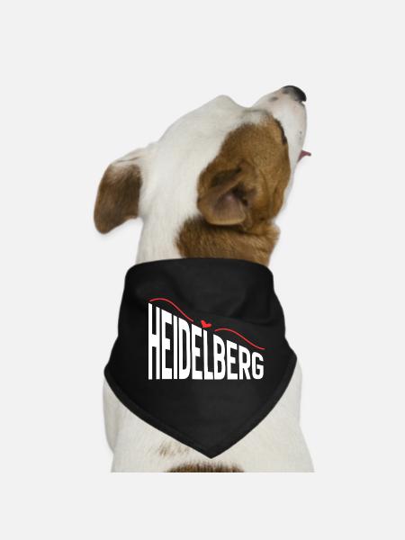 Heidelberg - Dog Bandana - black - Front