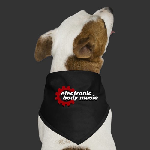 Tekst Electronic Body Music EBM z pozostałym sprzętem - Bandana dla psa