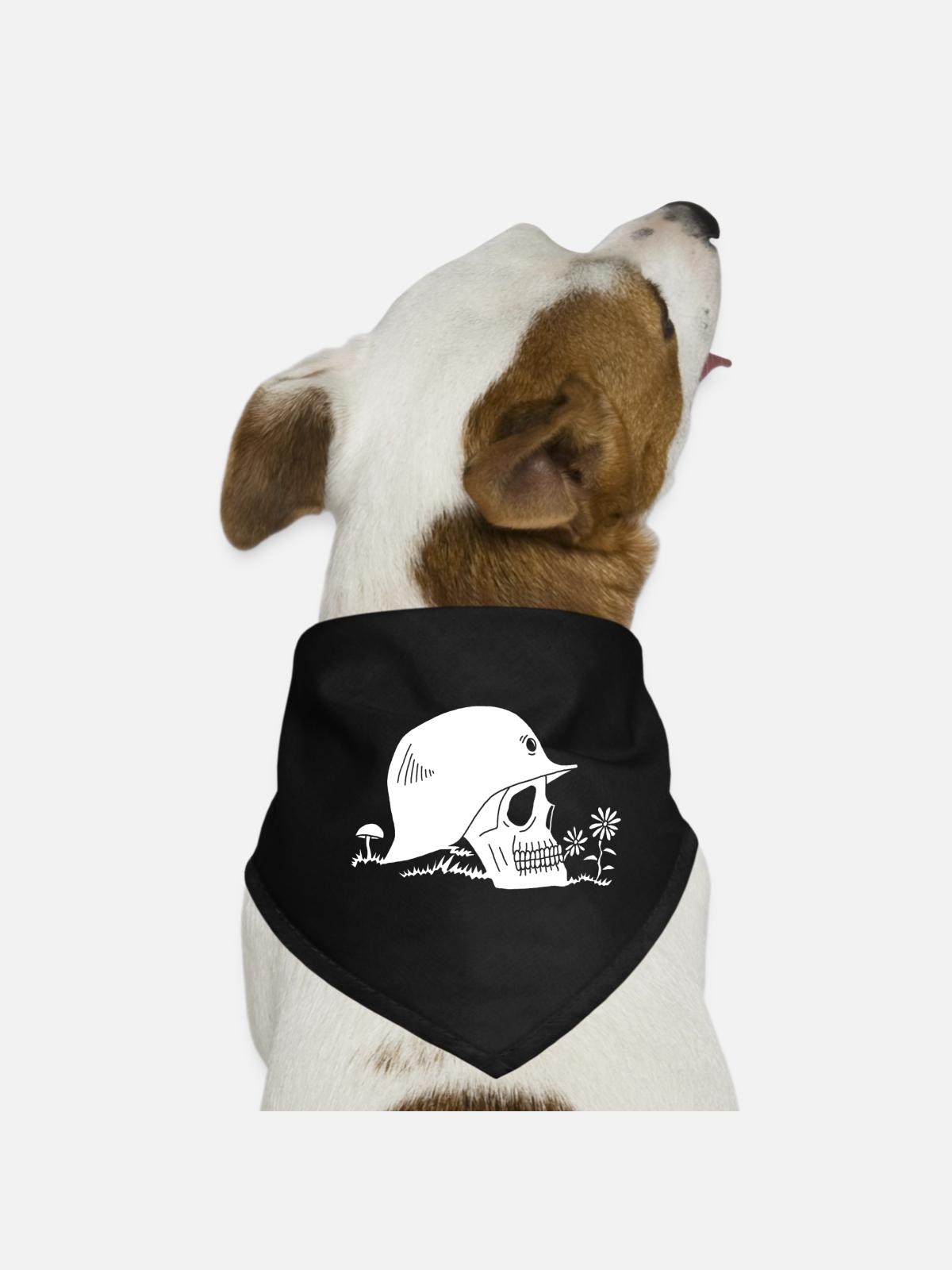 Ex-serviceman - Dog Bandana - black - Front