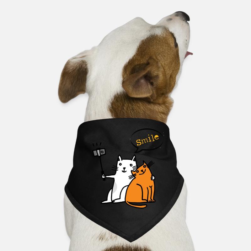 Smile Katze Katzen Lustig Funny Hunde-Bandana