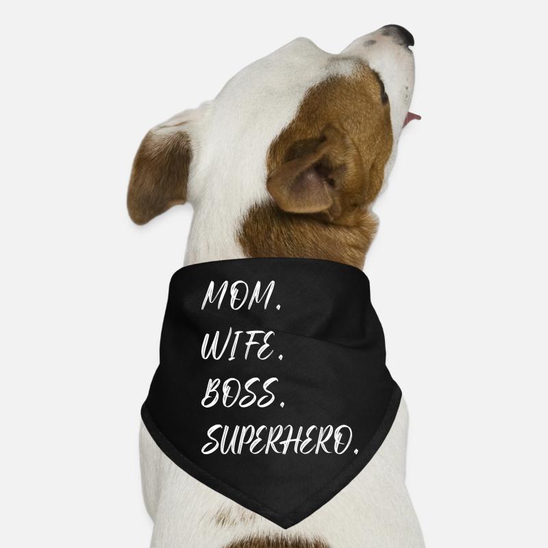 Mama Ehefrau Superheld Hunde-Bandana