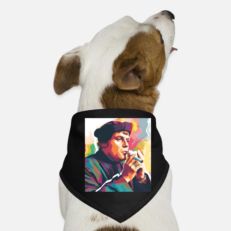 Martin Luther Rauchend Hunde-Bandana