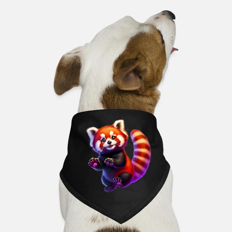 Petit panda Bandana pour chien