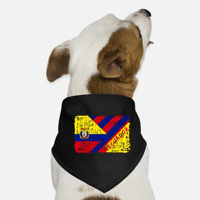 Equateur drapeau design / cadeau Amérique du Sud Bandana pour chien