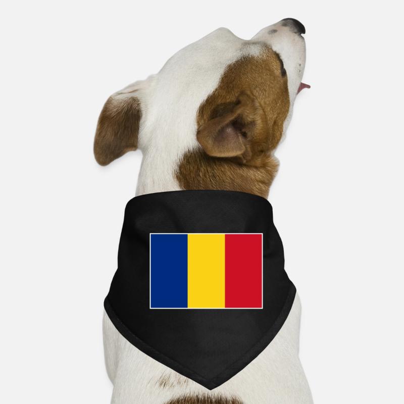 Flagge Rumänien Hunde-Bandana