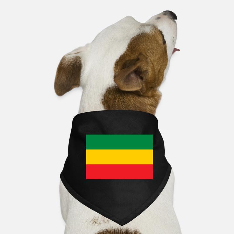 Drapeau du Reggae Rastafari Rasta Roots One Love Bandana pour chien
