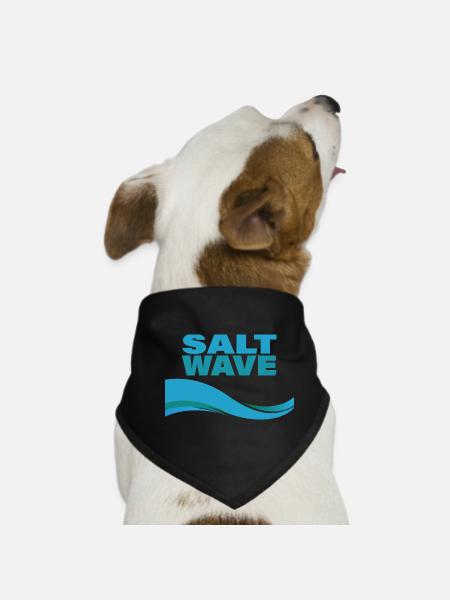 VAGUE DE SEL - Bandana pour chien - noir - Devant