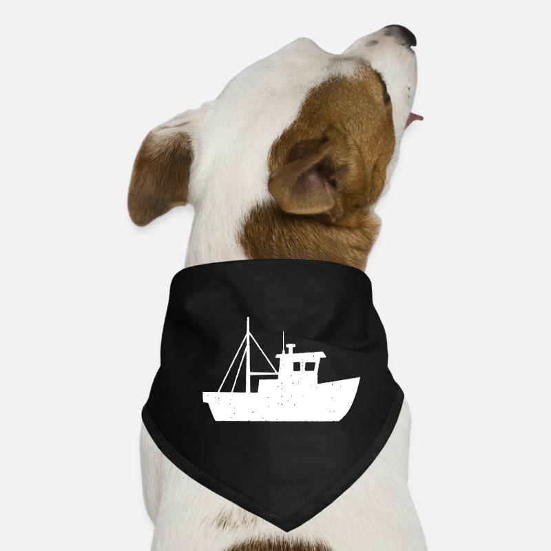 Kleiner Fischkutter Boot Kind Vektor Hunde-Bandana