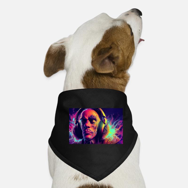MusiquePsychodélique Bandana pour chien