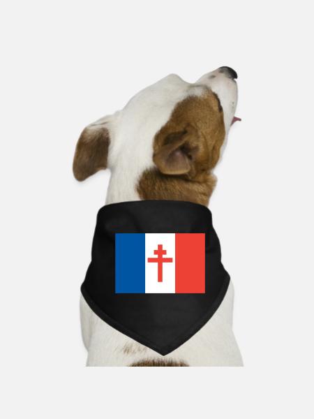 France Libre - Dog Bandana - black - Front