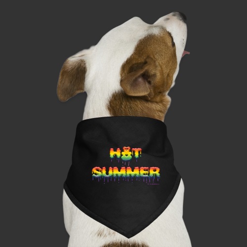 Hot Summer in creamy Rainbow - Dog Bandana