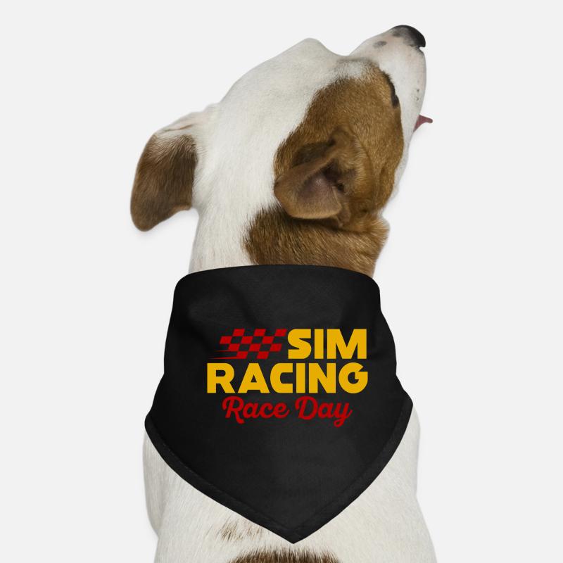 Sim Racing Renntag Hunde-Bandana