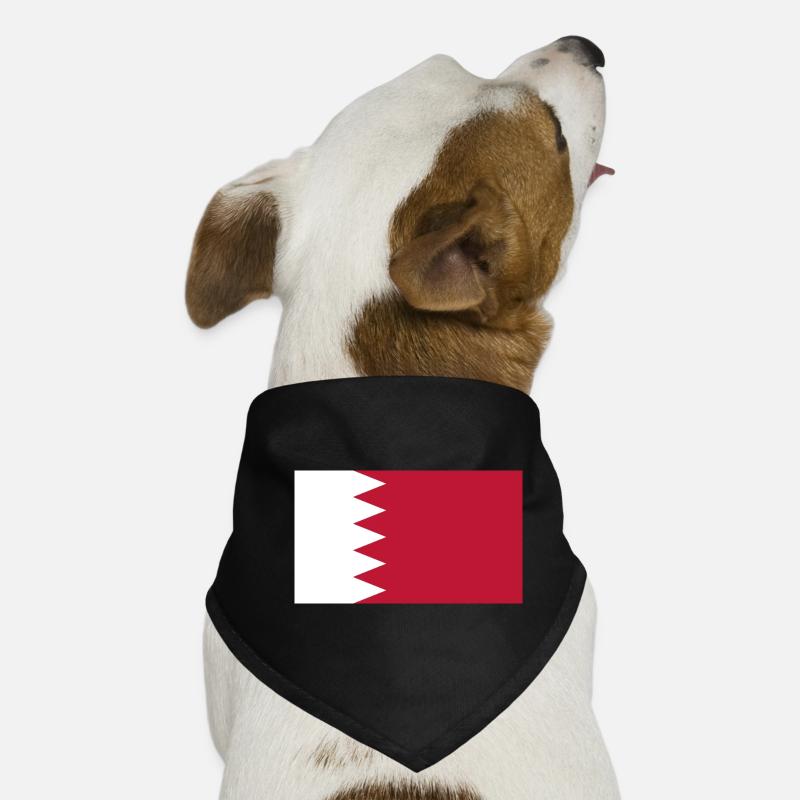 Qatar Flag Flag Dog Bandana