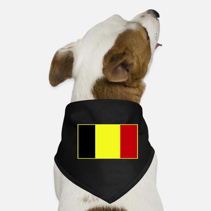 Customizable three-color flag Dog Bandana