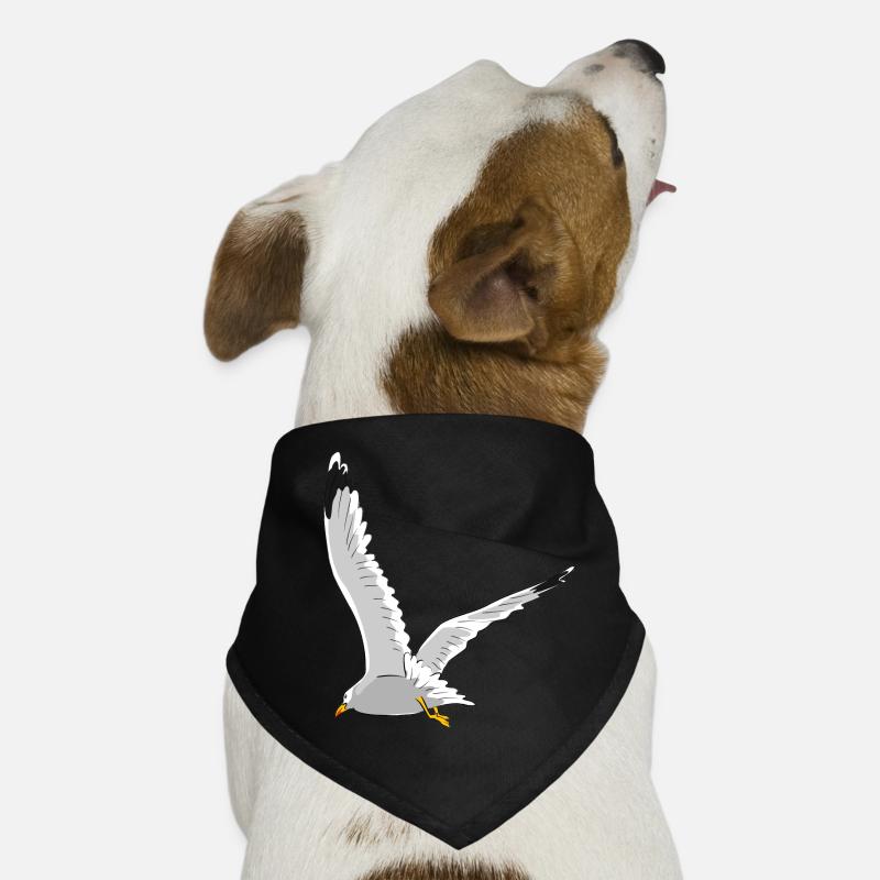 Möwe im Flug Hunde-Bandana