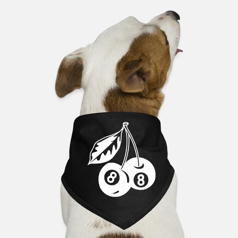 8-Ball Cherries Creative Minimalist Dog Bandana