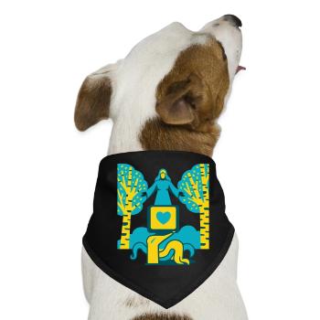 Holy Dream TV - Hunde-Bandana - Schwarz - Vorne