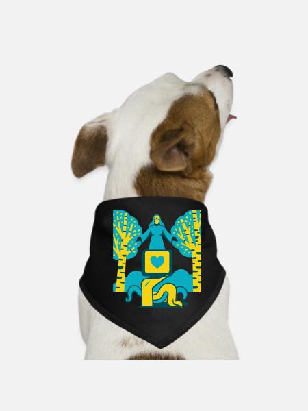 Holy Dream TV - Dog Bandana - black - Front