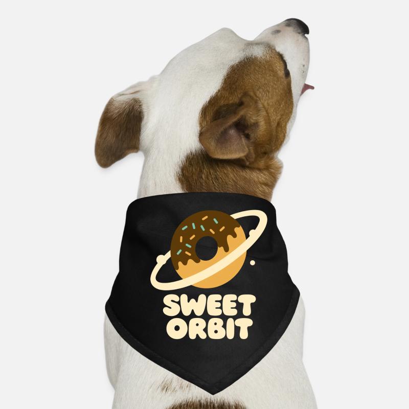 Mignon orbite beignet planète Bandana pour chien